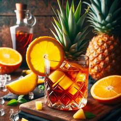 Cocktail Negroni Ananas
